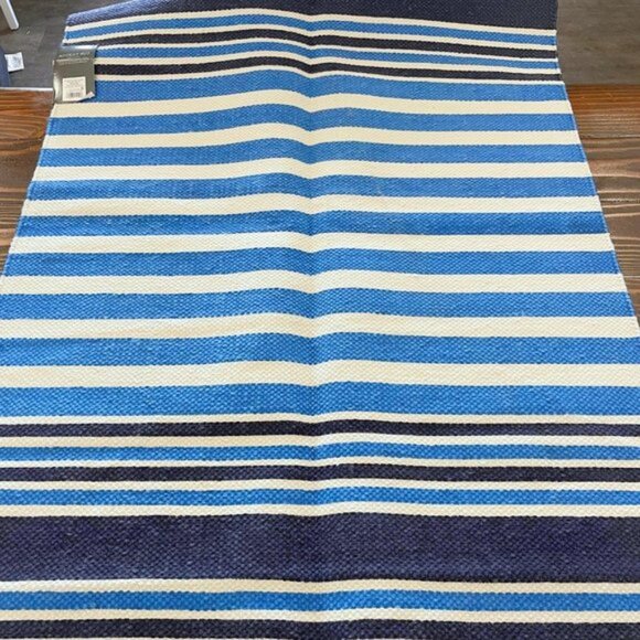 NEW Thick & Heavy Handwoven Reversible Anchor Accent Rug - Picture 6 of 8